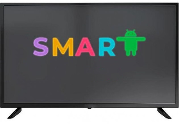 LCD LED Телевизор 24" Smart TV, WiFi, 1Gb Ram, 8Gb Rom, T2, USB, HDMI, Android