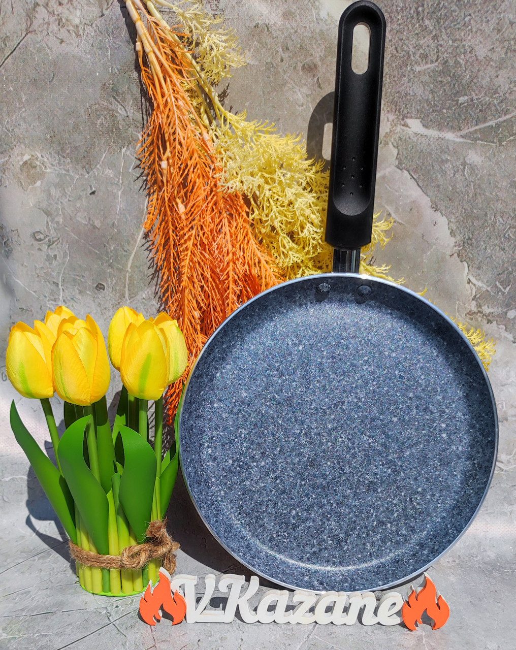 Сковорода для млинців гранітне покриття 20см Maestro MR-1221-20 Сковорода для млинців індукційне дно, фото 1