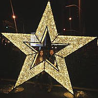 Звезда светодиодная фигура LED Star Motif ZSF-245