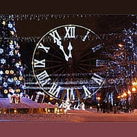 Часы световая арт инсталляция LED Clock Installation CSA-0940