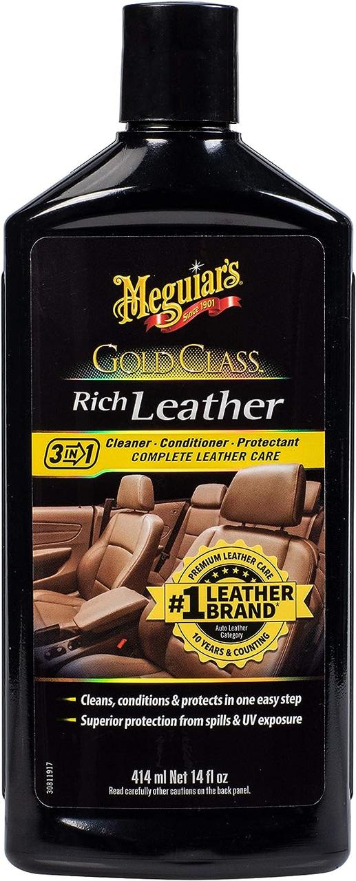 Лосьон 3 в 1 для кожи Meguiar's Gold Class Rich Leather Lotion 3 in 1 (414 мл) - фото 1 - id-p1944862825