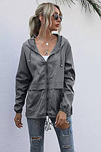Жіноча вітровка на підкладці з капюшоном "Tysson"| Норма і батал | Розпродаж моделі, фото 3