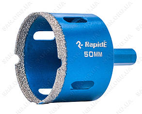 Алмазна коронка 50 мм Вакуумного спікання по плитці та мармуру для дриля RapidE Evolution
