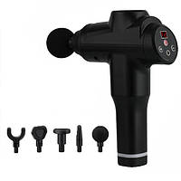 Массежер універсальний ударний Чорний 12 швидкостей