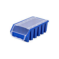Лоток сортировочный с крышкой, размеры 116 x 212 x 75 Ergobox 2L plus blue