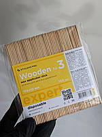 Дерев'яний шпатель для депіляції STALEKS PRO EXPERT 30 DSW-30 100 шт