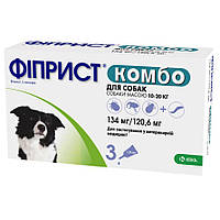Фіприст Комбо собаки 10-20 кг 134мг/120,6 мг No3 спот-он