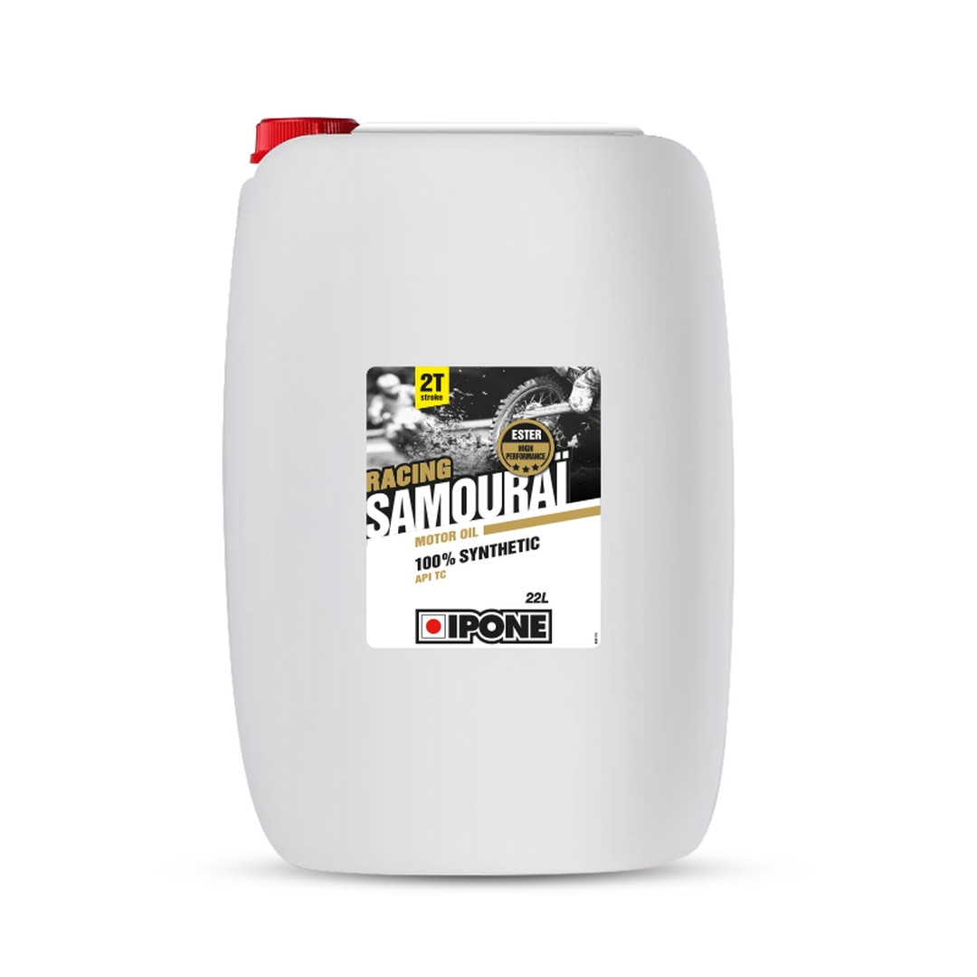 Паливна олія Ipone Samourai Racing 2T MIX OIL 100% синтетичне 22Л (Бочка) єфірний (AKC)