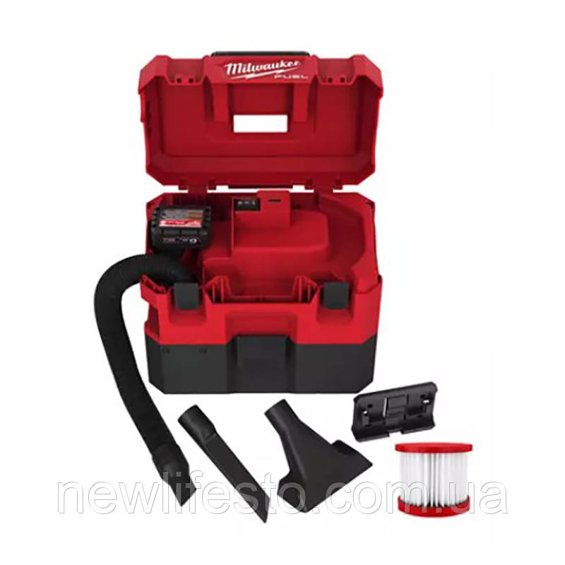 Пылесос для воды и сухого мусора MILWAUKEE M12 FUEL FVCL-0 4933478186 - фото 3 - id-p1787029292