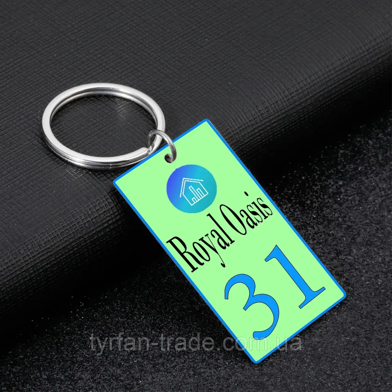 Бирки для ключей в магазины металлические с номером и логотипом - фото 9 - id-p626450179