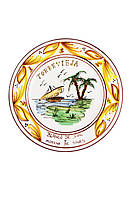 Тарелка сувенирная Испания Torrevieja разноцветная