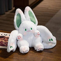 Мягкая игрушка Летучая Мышь Кролик Аниме 30 см Белая