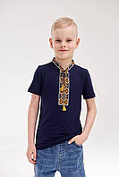 Патриотическая футболка для мальчика с коротким рукавом