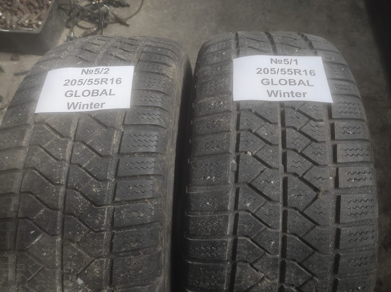 #5 Б/у Шина 205/55R16 Global Winter