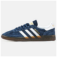 Мужские кроссовки Adidas Spezial Handball Blue, синие замшевые кроссовки адидас спешл специал