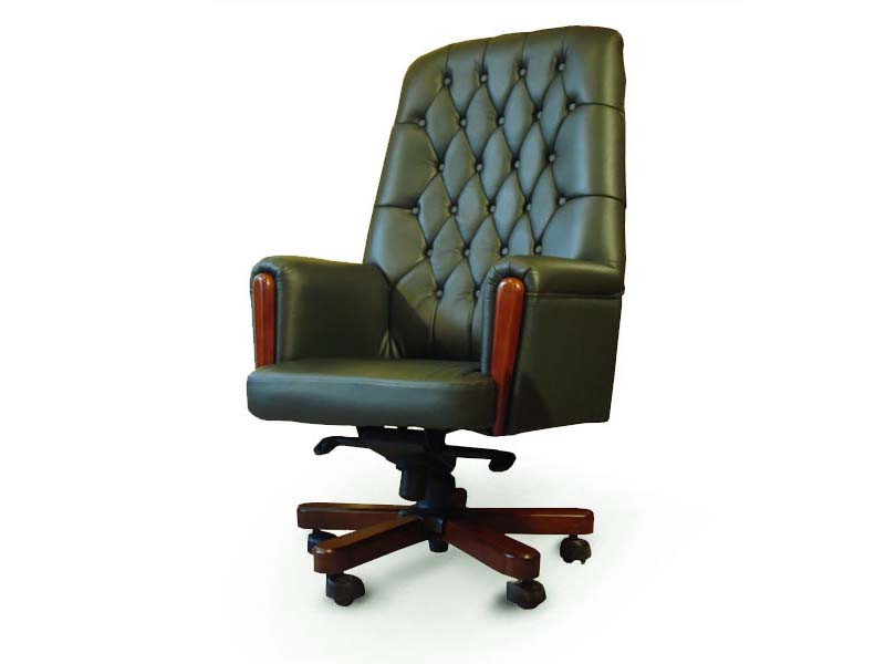 Крісло керівника Оксфорд темно-зелене, фото 1