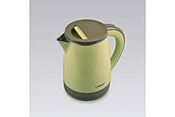 Электрочайник Maestro MR-037-Green зеленый, электрический чайник из термостойкого пластика 1.2л 1700Вт