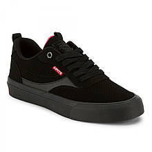 Жіночі кеди Levi's на шнурках 1159789580 (Чорний, 38)