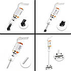 Бездротовий пилосос 4в1, 120 Вт, 2200 мА/год, HY-118 / Ручний вакуумний пилосос від акумулятора, фото 4