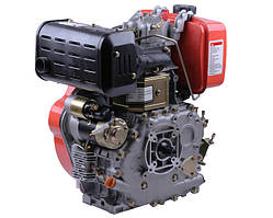 Двигун дизельний з електростартером 186FE ТАТА (з виходом вала під шліци, 25 мм) 9 л.