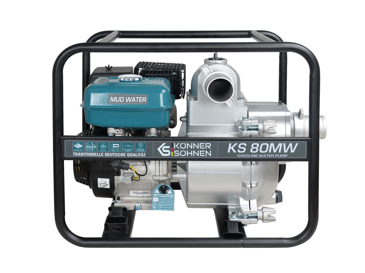 Мотопомпа для брудної води Konner&Sohnen KS 80MW