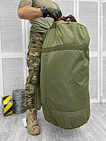 Тактичний баул сумка олива 100 літрів, баул рюкзак військовий