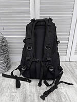 Тактический штурмовой рюкзак 35л черный Армейский рюкзак для военных