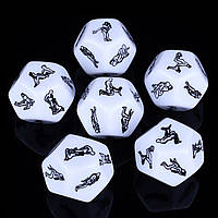 Кубик для ролевых игр с двенадцатью позами для секса