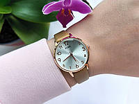 Женские наручные часы Fuke на кожаном ремешке бежевого цвета, CW2263