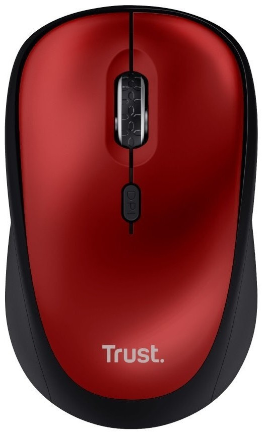 Миша Trust Yvi+ Silent Eco Wireless Red (24550)