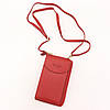 Жіноча сумка-клатч з відділом для телефону (18х12х3 см) BAELLERRY Forever Young, Червоний / Портмоне-гаманець з ремінцем, фото 2