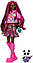 Лялька Барбі Екстра Модниця в худі з малюнком і спідницею Barbie Extra Doll #19 HKP93, фото 2