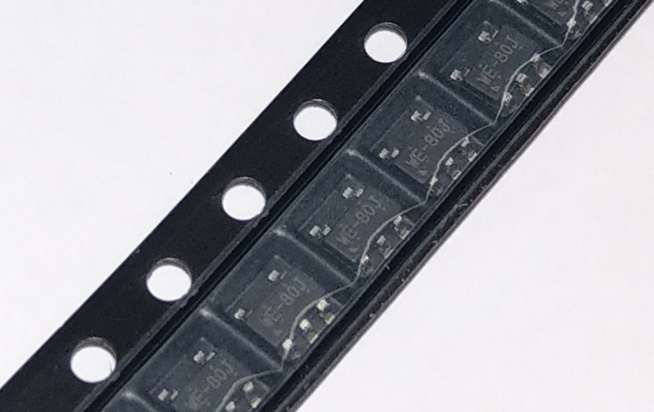RT9013-12GB, (WE=80J), стабилизатор напряжения 1.2В, 500мА, SOT23-5