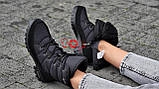 Дутіки черевики жіночі чорні зимові короткі Дутики ботинки женские короткие черные зимние (Код: М3051), фото 6