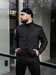 Чоловіча демісезонна куртка Memoru у чорному кольорі |