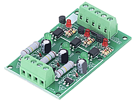 Модуль/детектор/датчик переменного напряжения 220В с оптопарой гальванической развязкой 3-х канальный