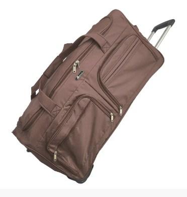 Сумка на колесах 86х39х39 см, Дорожня сумка 130 л, Дорожня сумка на колесах Fly Коричневий