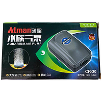 Одноканальний компресор для акваріума Atman CR-20