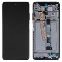 Дисплей Xiaomi Poco X3 Pro | M2007J20CT с сенсором и рамкой черный, Original (PRC) | модуль