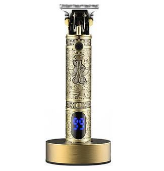 Тример для окантовки з підставкою та кейсом Hots Light Bronze (LM-911), фото 1