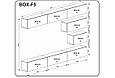 Вітальня Box F5 (глянець білий / глянець чорний) Міро-Марк, фото 2