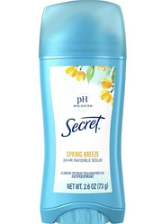 Твердий дезодорант Весняний Бриз Secret Invisible Solid Antiperspirant Deodorant Ph Balanced Spring Breeze 73 г
