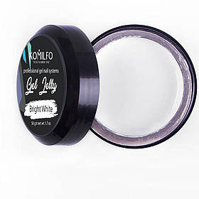 Моделюючий гель-желе Komilfo Gel Jelly Bright White, 50 мл