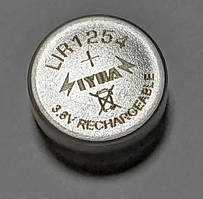 Акумулятор дисковий Liyuan LIR1254 Li-ion 3,7V 60mAh