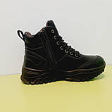 Зимові термоботинки для хлопчика підлітка, зимові кросівки на хлопчика підлітка, зимові черевики на хлопця, фото 8