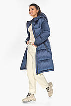 Курточка жіноча сапфірового кольору модель 57240 44 (XS), фото 3