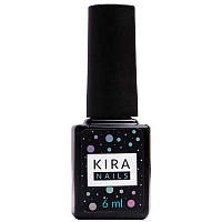 Kira Nails No Wipe Top Coat - закрепитель для гель-лака БЕЗ липкого слоя, 6 мл