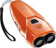 Професійний потужний ультразвуковий відлякувач собак 3в1 з фонариком Ultrasonic PU70 з індикатором зарядки та акумулятором від USB