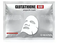 Осветляющая ампульная маска для лица с глутатионом Medi-Peel Bio Intense Glutathione White Ampoule Mask