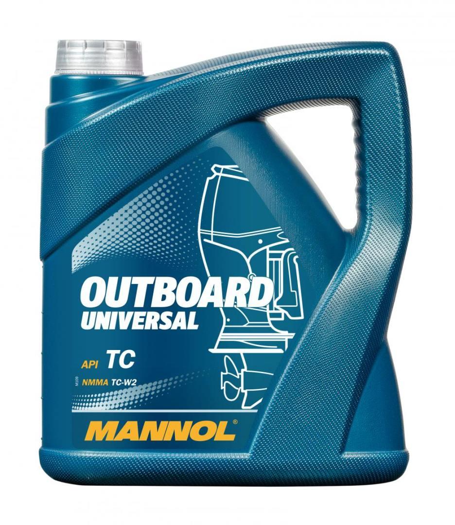 Моторна олива Mannol MIX OIL 2T Outboard Universal API TC 4L (7208) (4) (4)